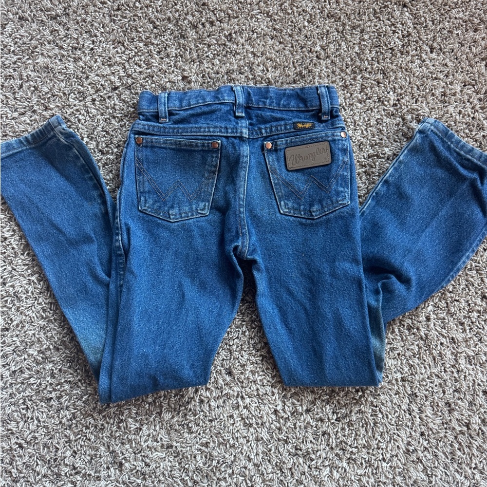 Wrangler Slim Fit Blue Jeans
